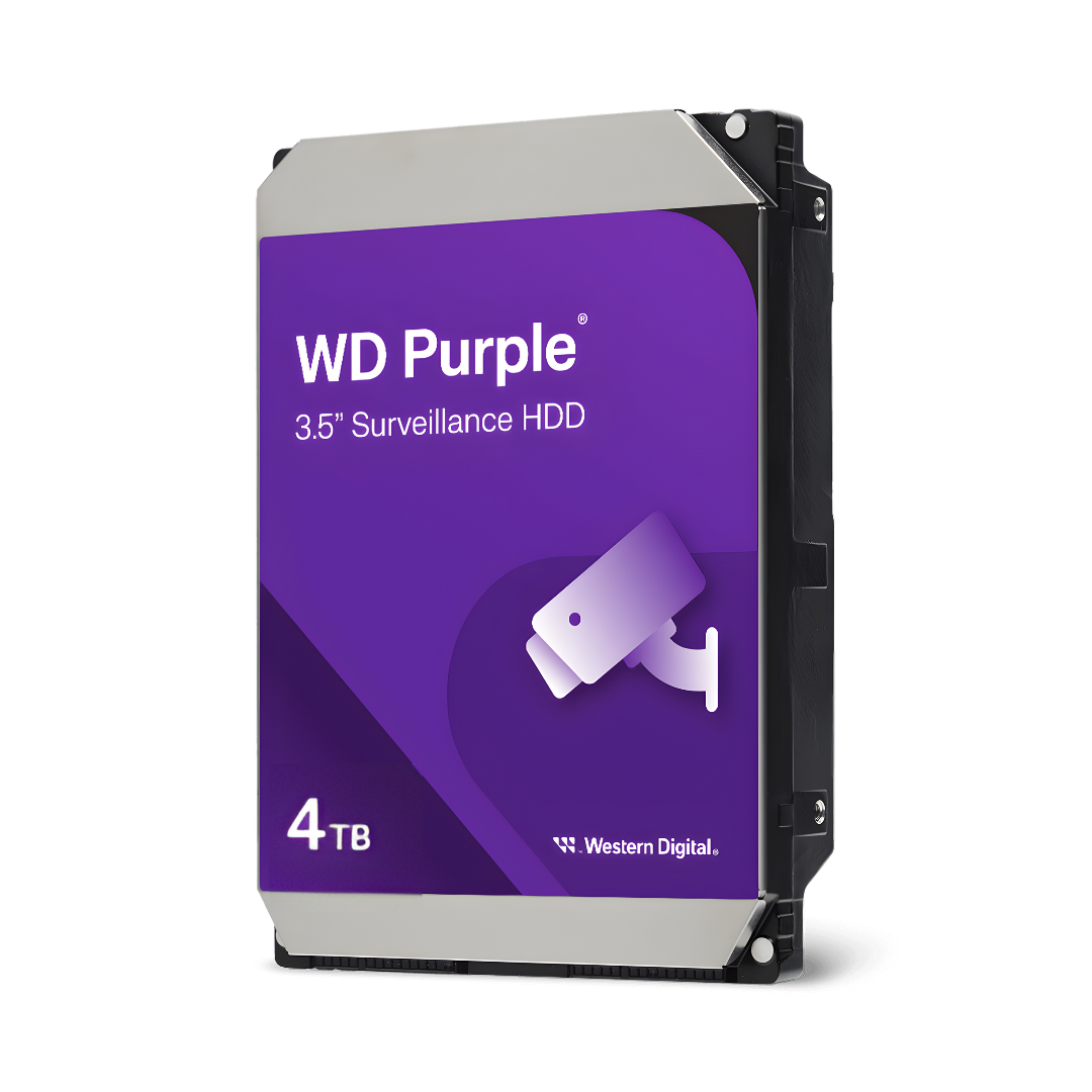 HD 4 HD 4TB WD Purple 3,5" SATA 3 5400RPM WD10PURP - Imagem 1