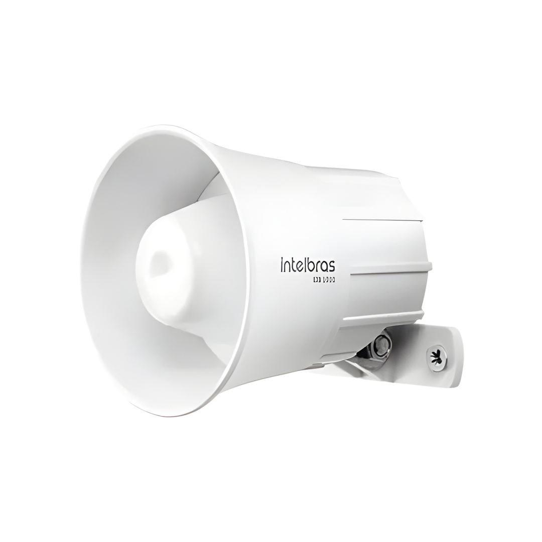 SIRENE PEQUENA 105 DB SIR 1000 BRANCA - INTELBRAS (1) Sirene Pequena 105 dB SIR 1000 Branca Intelbras - Imagem 1